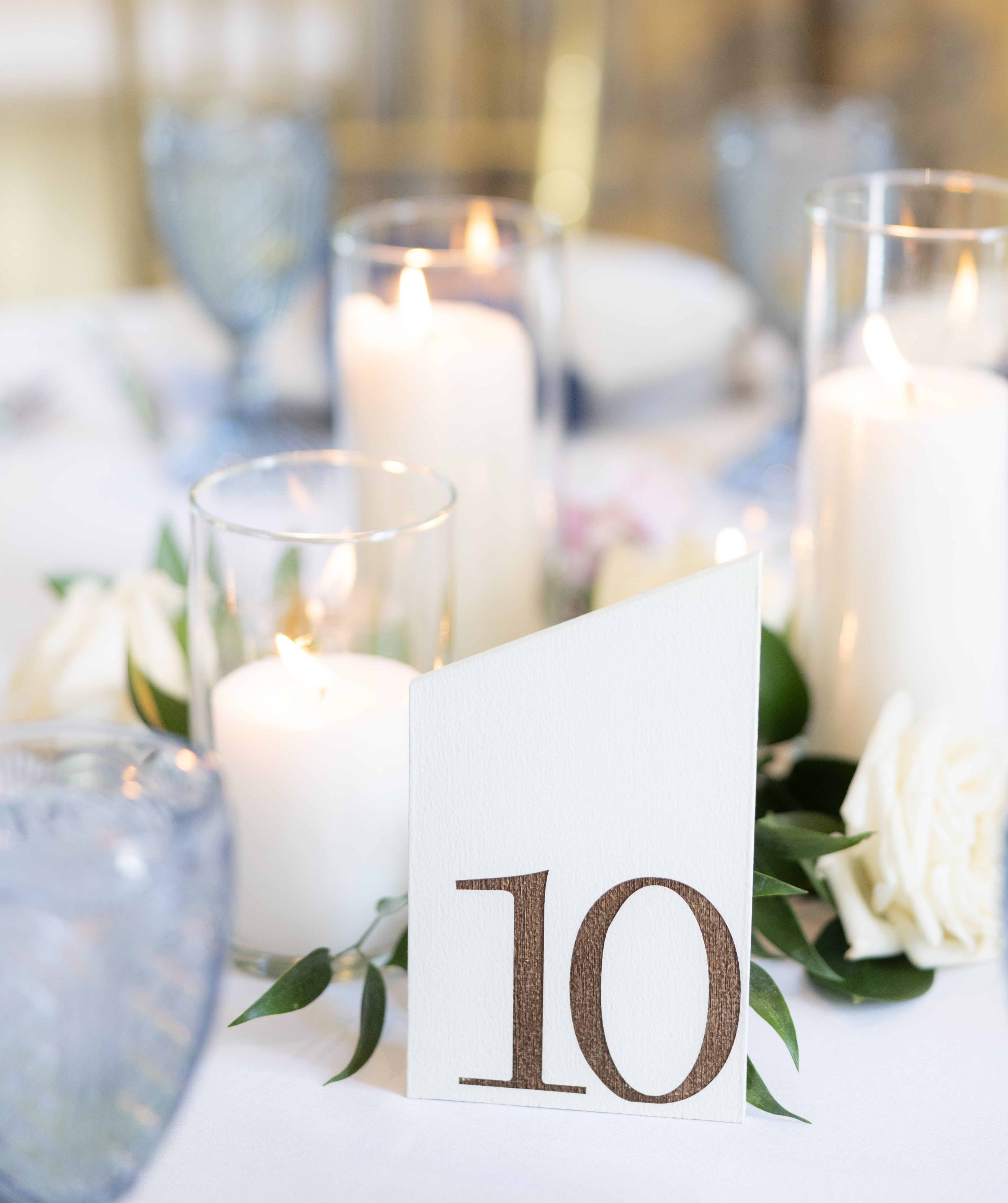 Table Number Sign